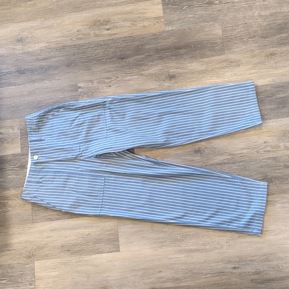 Pants - Brixton Striped Cropped Cute Pants